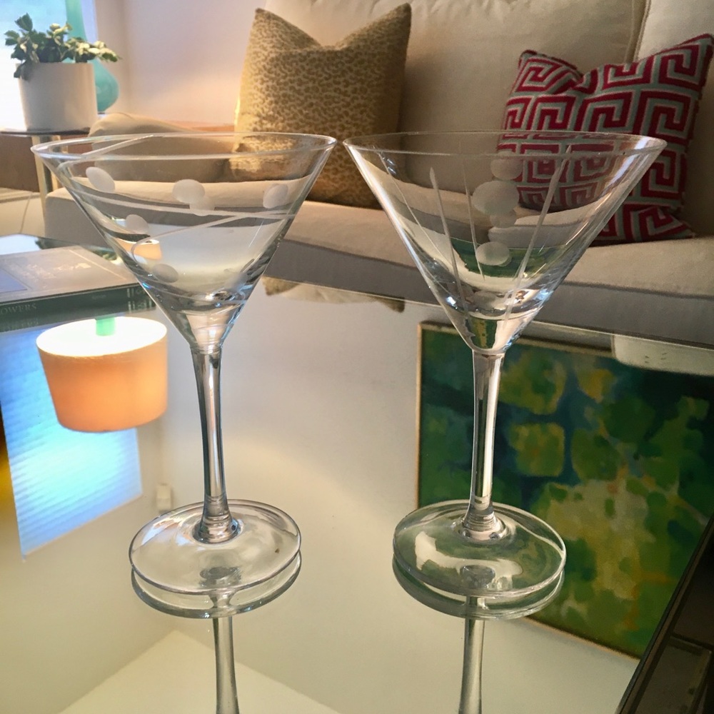 Set of Martini Glasses